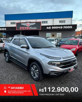 FIAT TORO 1.3 TURBO 270 FLEX FREEDOM AT6
